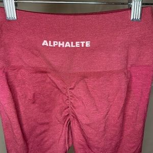 Alphalete Amplify Leggings - small, red